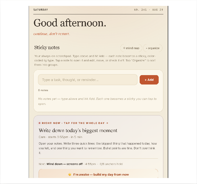 Range — Daily companion